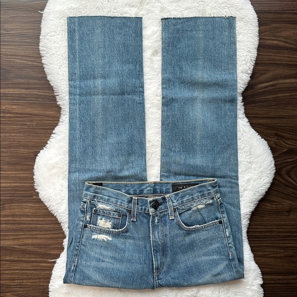 NWOT Rag & Bone Straight Jean in Shaker size 25/0 - Picture 3 of 9